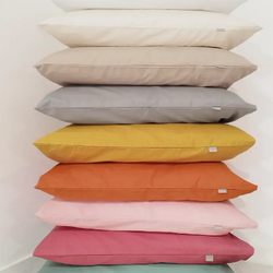 Set of 2 Casual Pillowcases – 100% Cotton, 144 Thread Count, Made in Spain