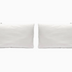 Set of 2 Casual Pillowcases – 100% Cotton, 144 Thread Count, Made in Spain
