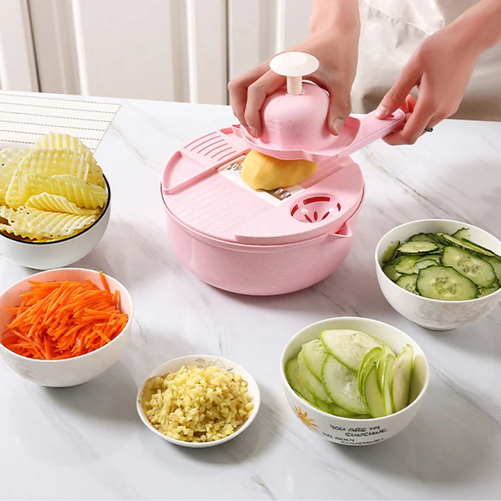 Eco-Friendly Multifunctional Vegetable Cutter & Grater