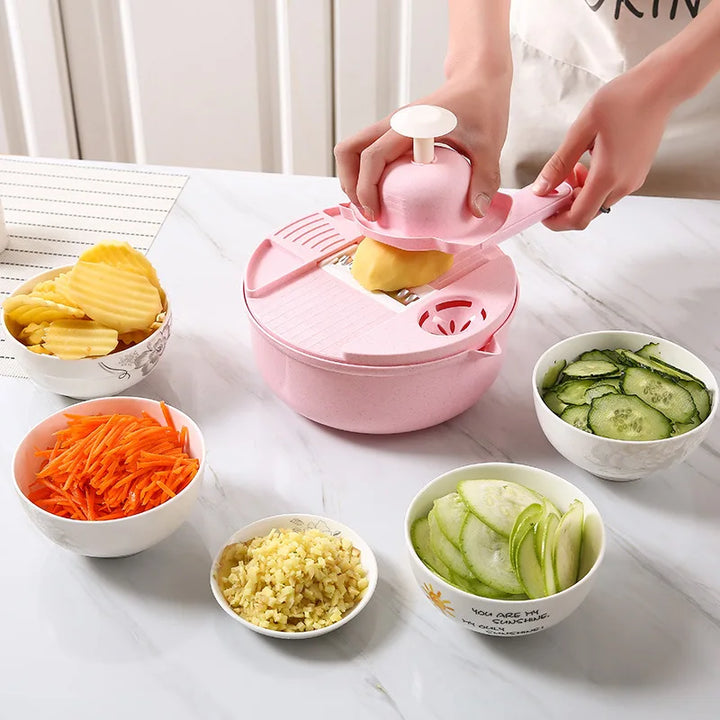 Eco-Friendly Multifunctional Vegetable Cutter & Grater