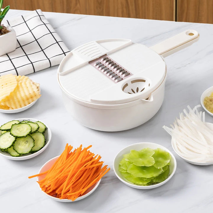 Eco-Friendly Multifunctional Vegetable Cutter & Grater