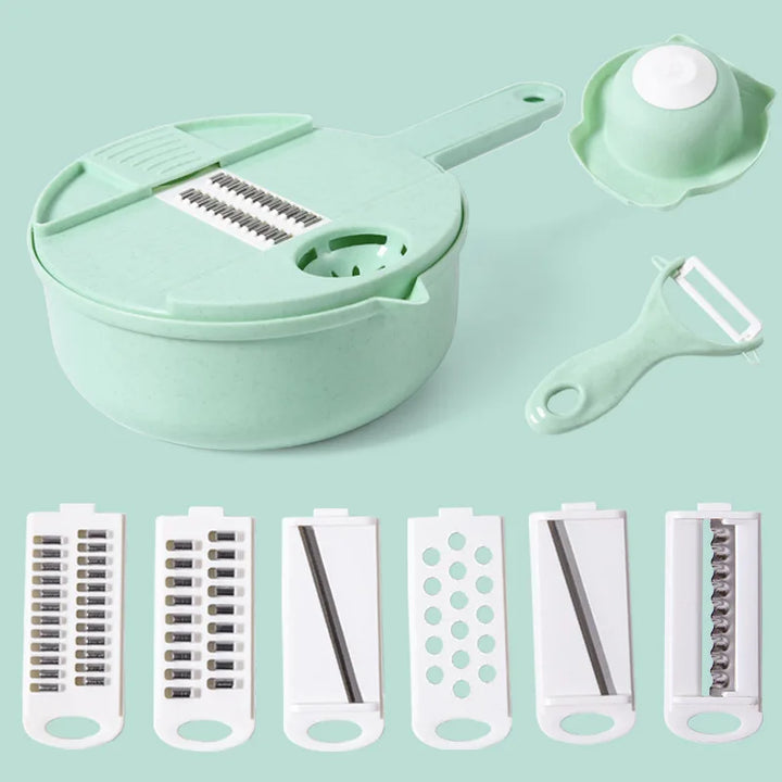 Eco-Friendly Multifunctional Vegetable Cutter & Grater