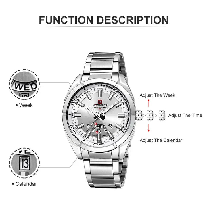 NAVIFORCE NF9038 Men’s Quartz Sport Watch