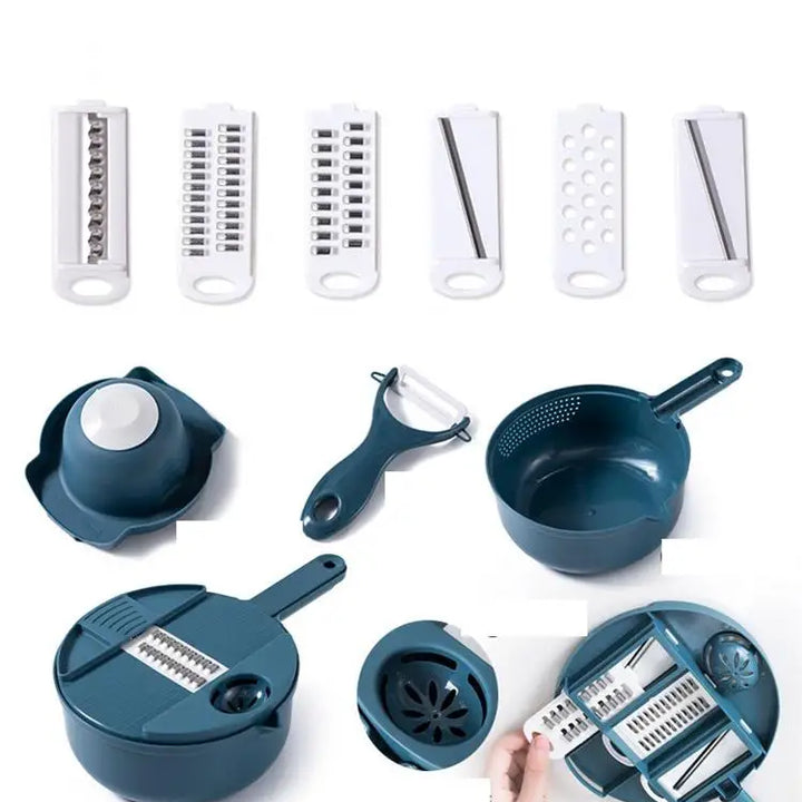 Eco-Friendly Multifunctional Vegetable Cutter & Grater