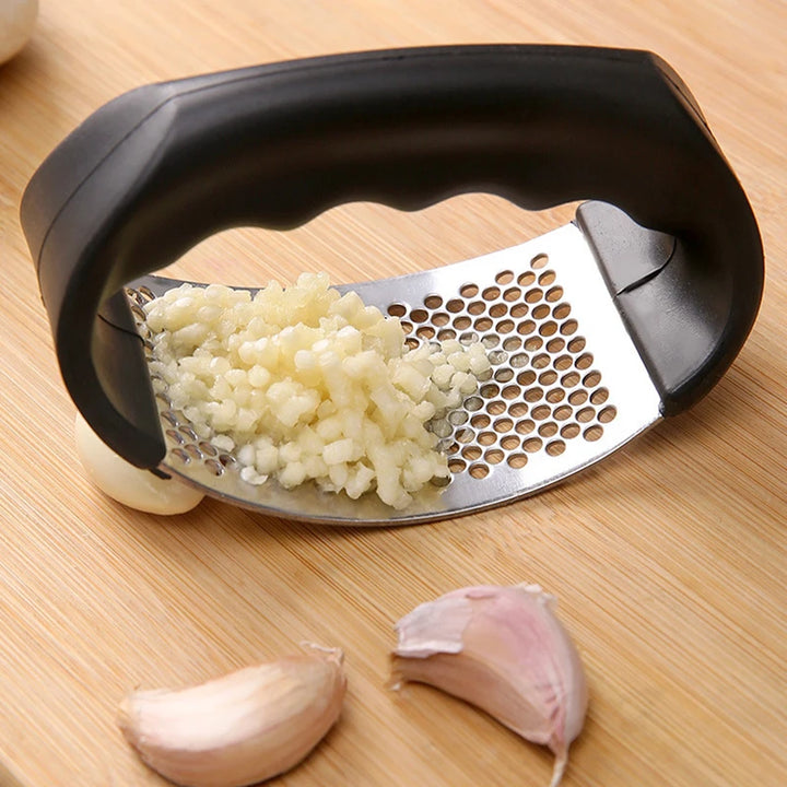 Garlic Press Stainless Steel Garlic Crusher