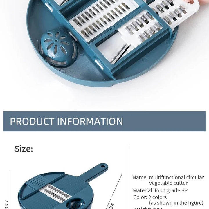 Eco-Friendly Multifunctional Vegetable Cutter & Grater