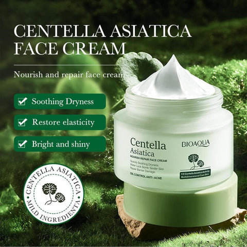 Centella Asiatica Moisturizing Facial Cream – Soothes, Repairs and Hydrates (50 g)