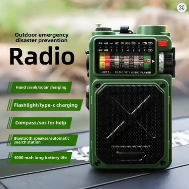 StormGuard Xtreme – Solar-Powered Survival Radio.