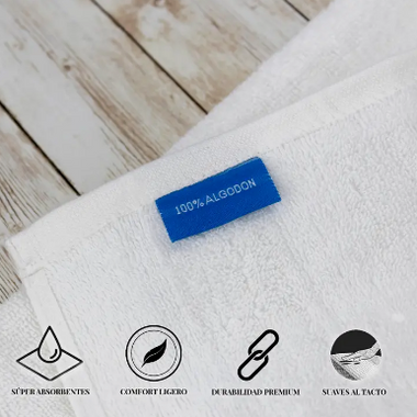 Towel Unit 100% Arabian Cotton – 1 Piece (450 g/m², White)