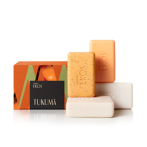 Ekos Tukumã Creamy and Exfoliating Soap Set